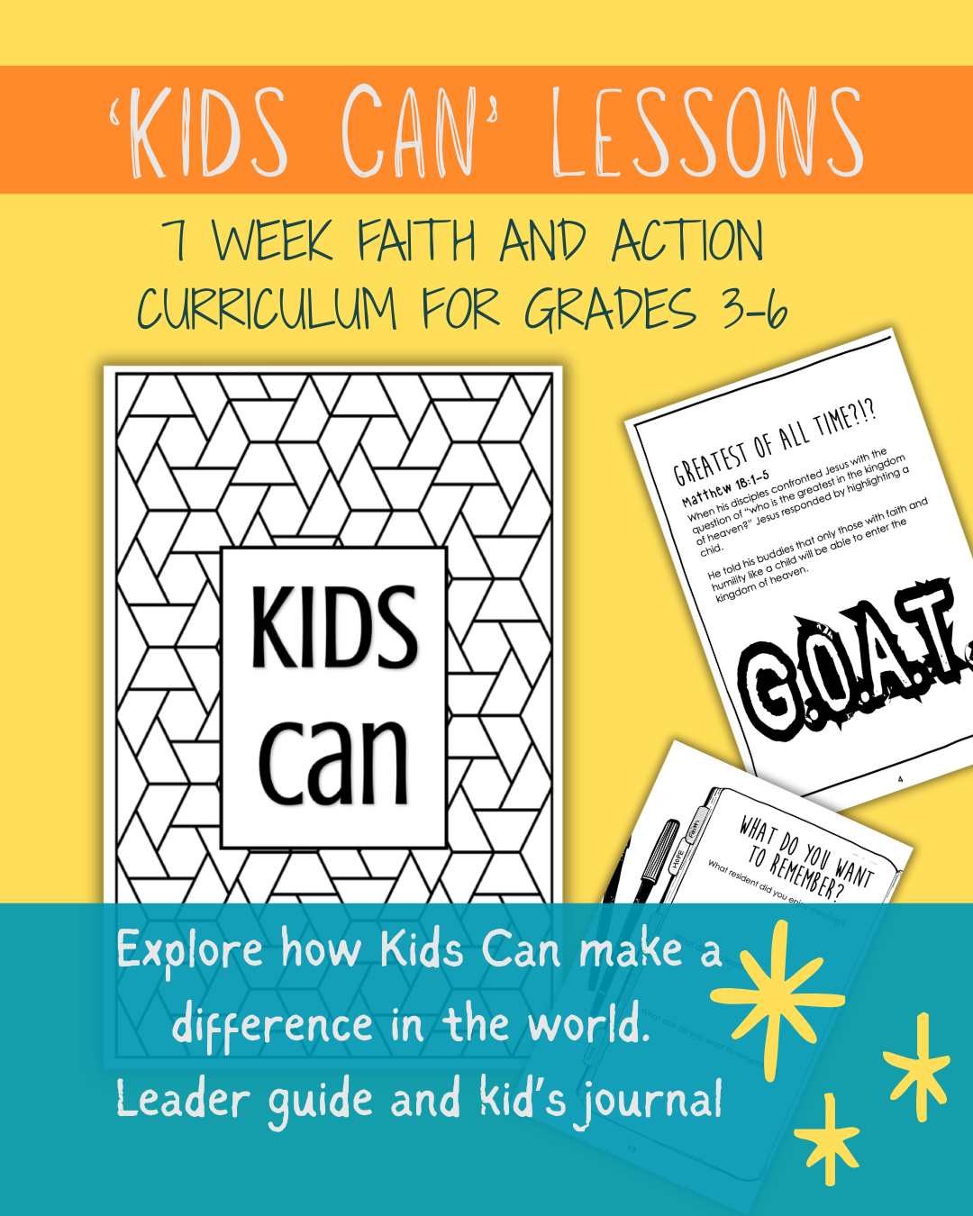 Kids Can Lesson Plans - 7 Week Faith & Action (1)