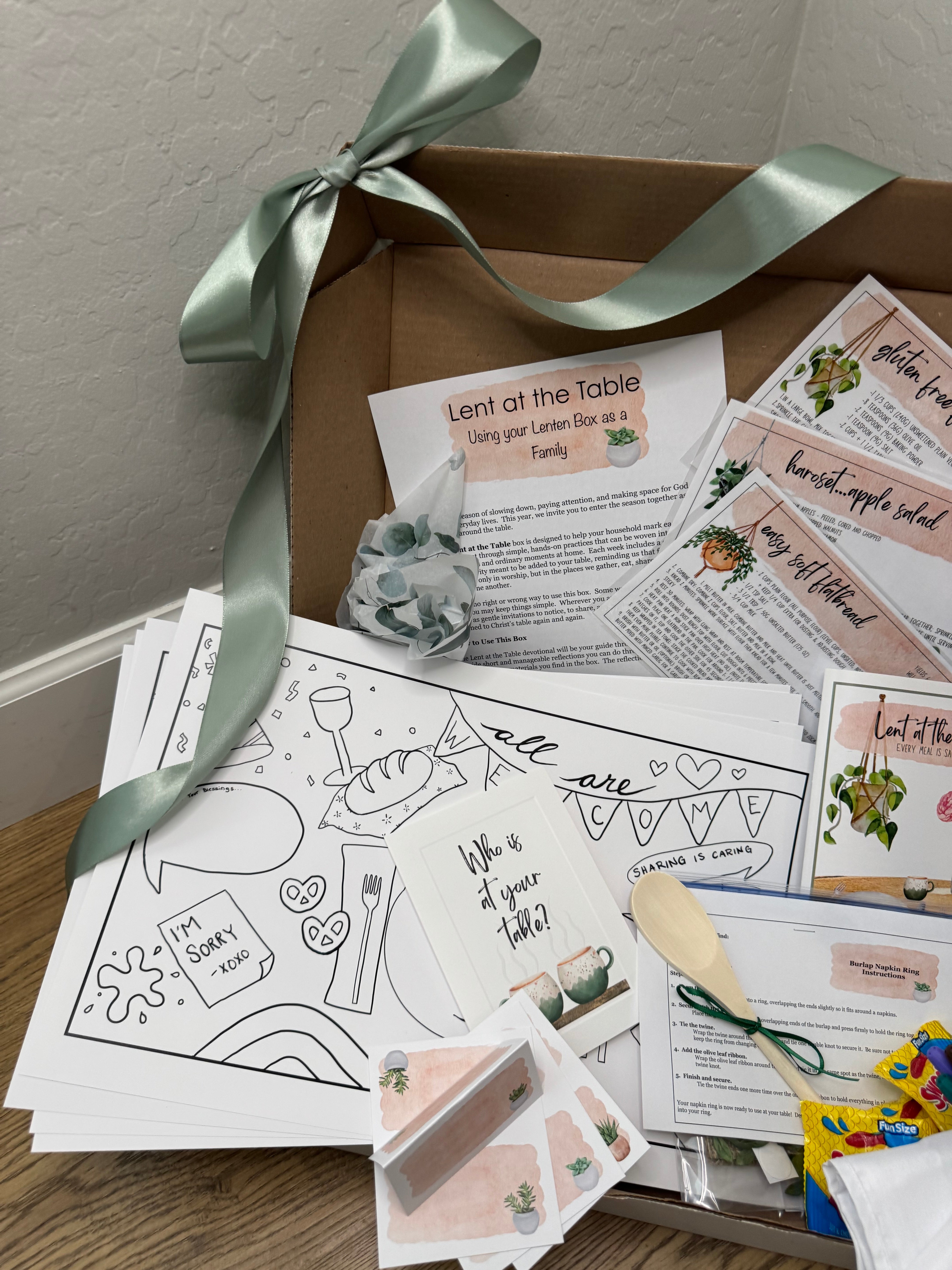 Lent at the Table: An At-Home Lenten Journey Box Lent 2027 Collection