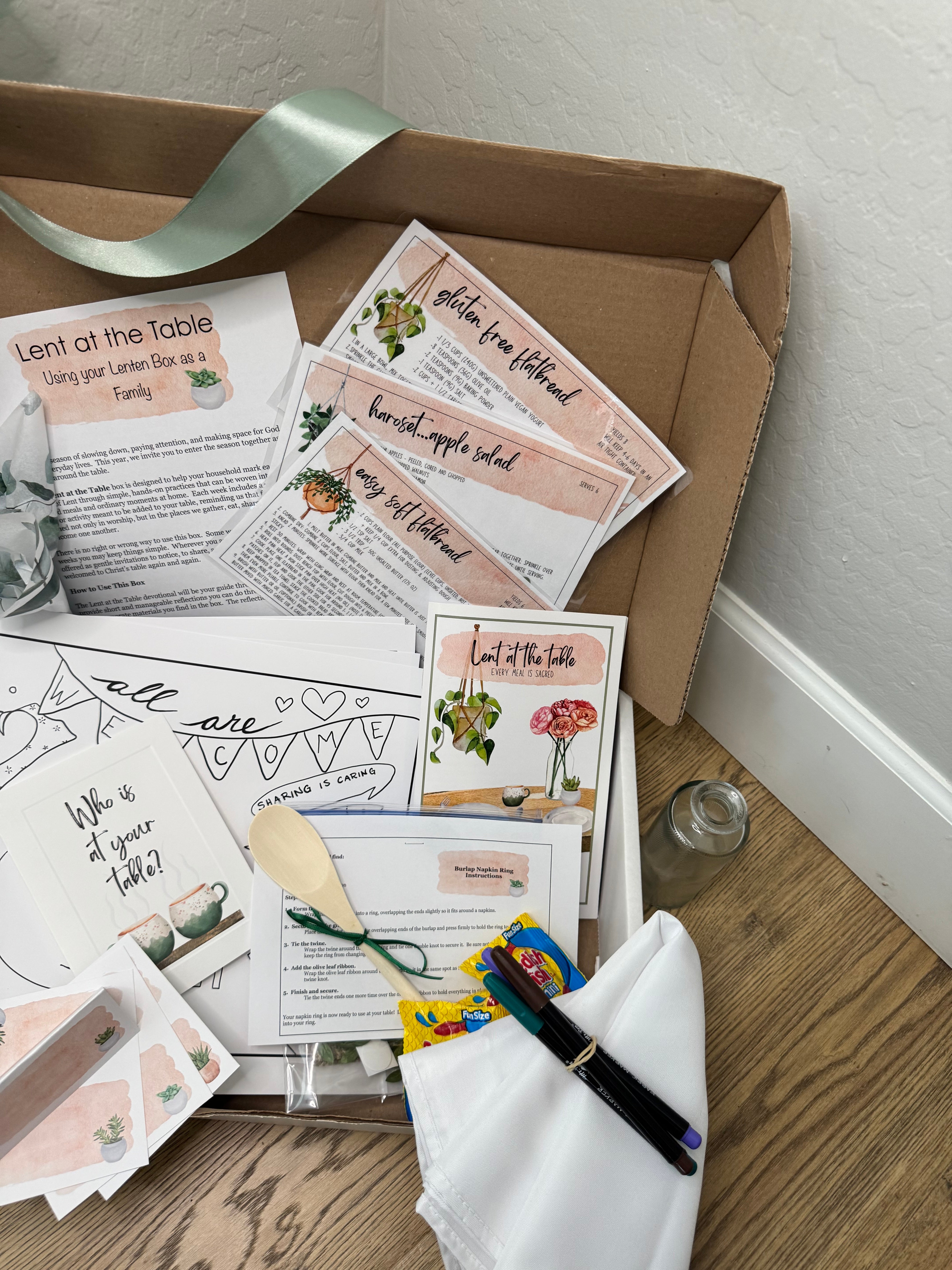 Lent at the Table: An At-Home Lenten Journey Box Lent 2027 Collection