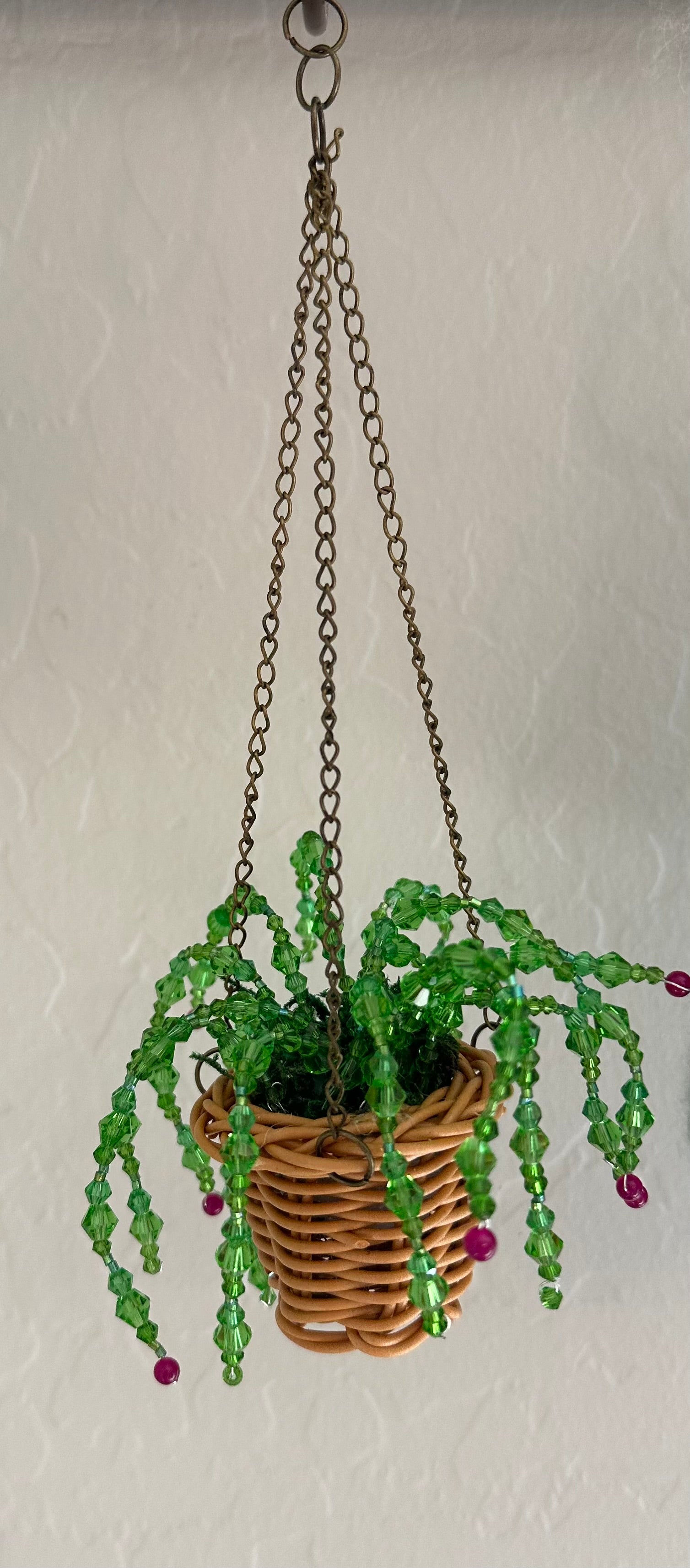 Mini Beaded Hanging Planter — Ladies Craft Class Kit (Instructor Guide + Supply List)