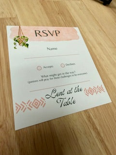 Lent at the Table: Prayer Stations — Complete Digital Download