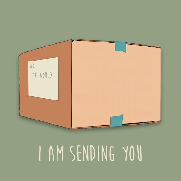 Digital image of shipping box – Woven