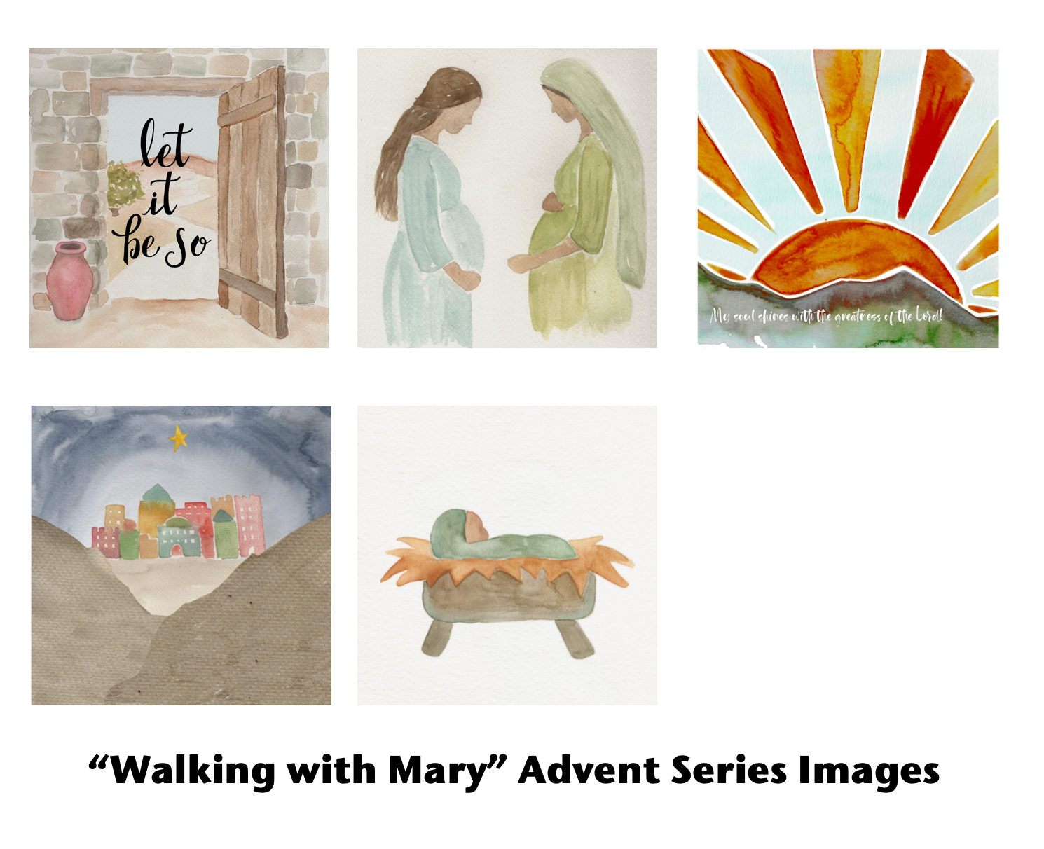 Walking with Mary: Worship Images