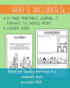 Kids Can Lesson Plans - 5 Week Faith & Action (2)